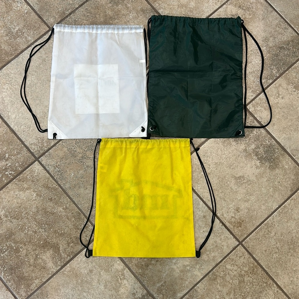 3pk Drawstring Cinch Bags - Picture 2 of 14